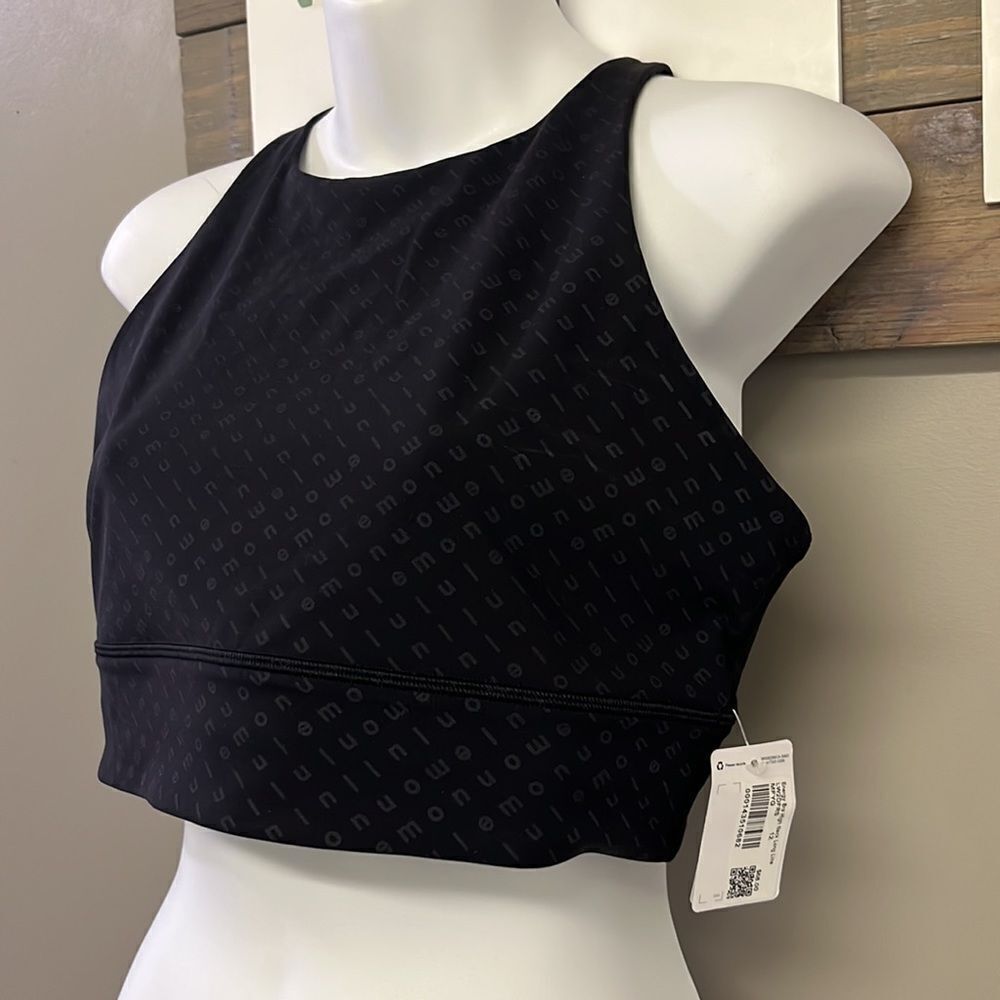 Lululemon Black Energy HighNeck Long Line w/ Lululemon Design & Razorback Bra-12 - Picture 2 of 16